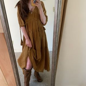 Celestial skies midi dress